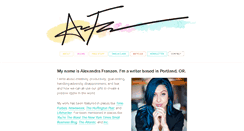 Desktop Screenshot of alexandrafranzen.com